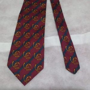 PAOLO GUCCI SILK  GG MONOGRAM TIE